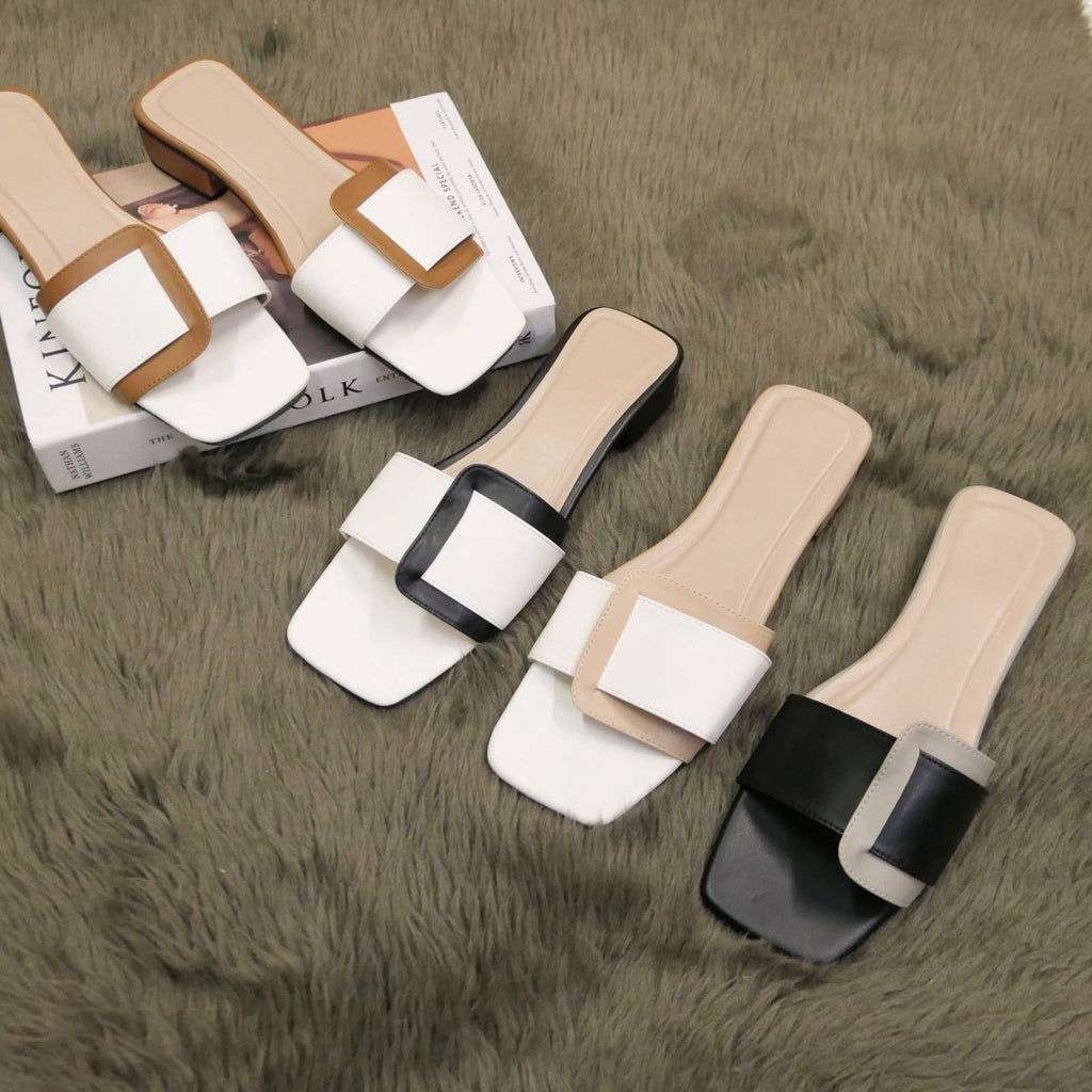 Women’s Stylish Slip-On Heel Slippers
