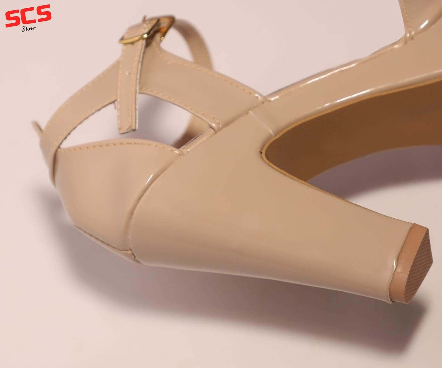 Women’s Fashion 4-Inch Platform Heel Sandals – Black, White & Beige - SCSSTORE.PK