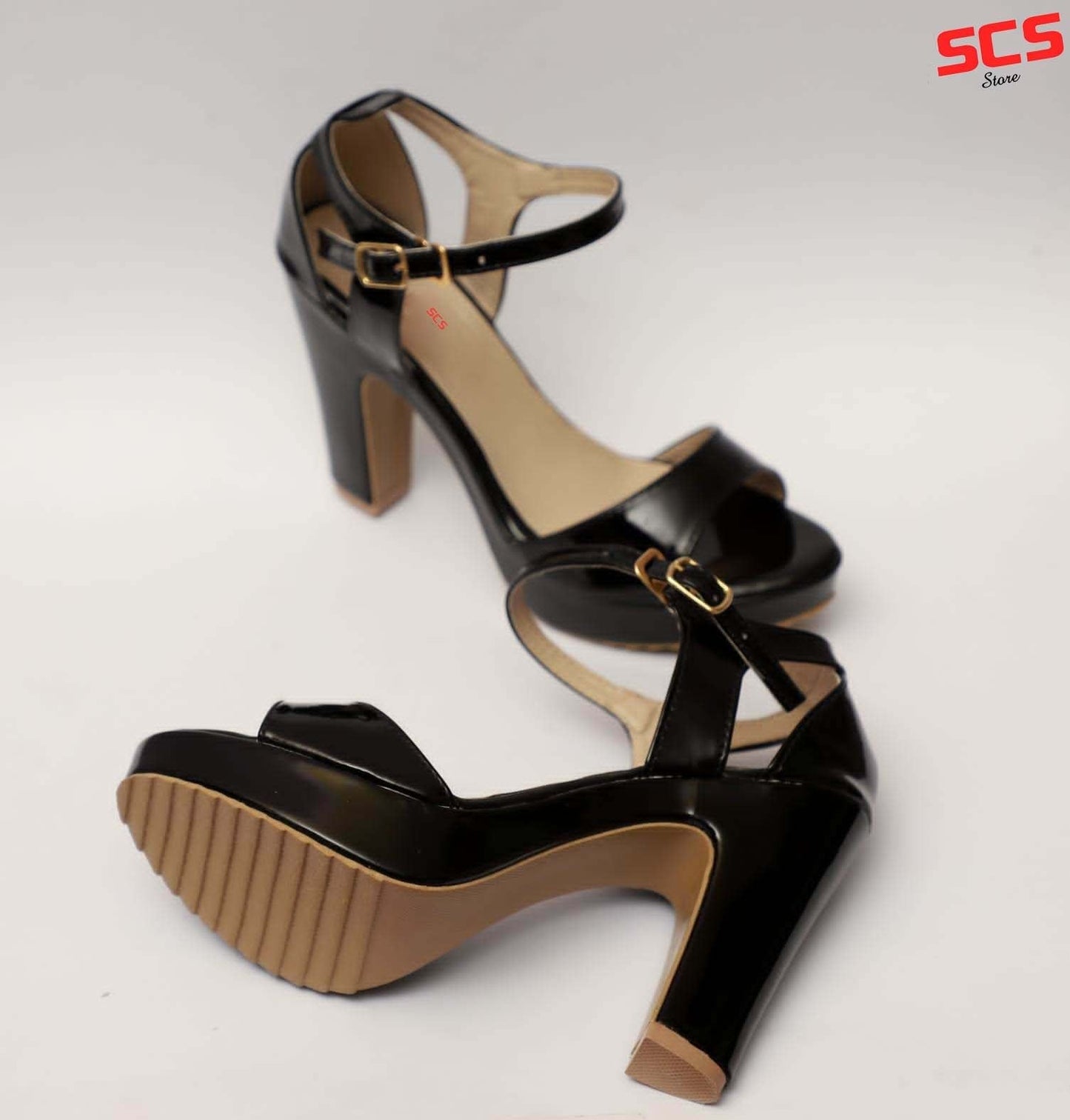 Elegant Sandals with High Platform Heel