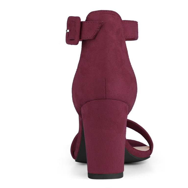 Comfortable Daily or Occasion Wear Maroon Heels