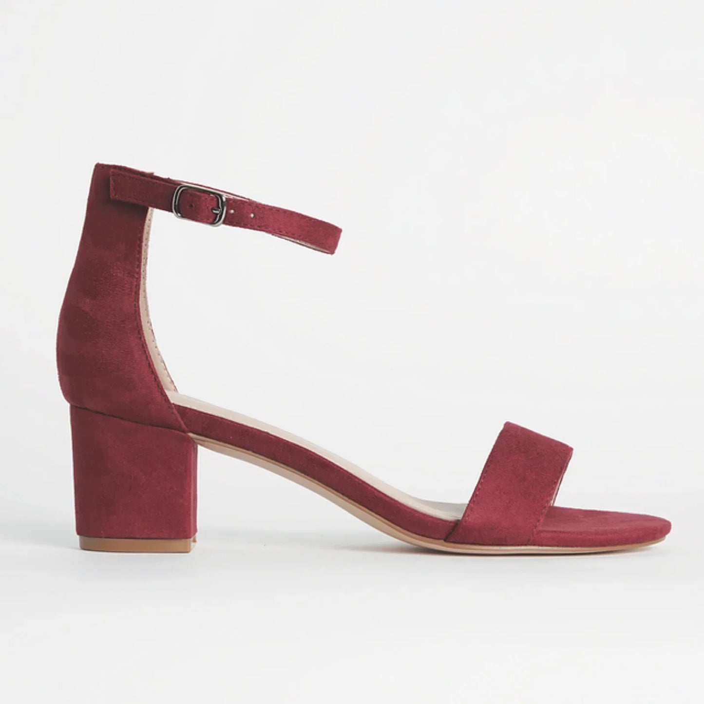 Women’s Mid-Block Heel Sandals Red Yellow Maroon Stylish & Comfortable - SCSSTORE.PK