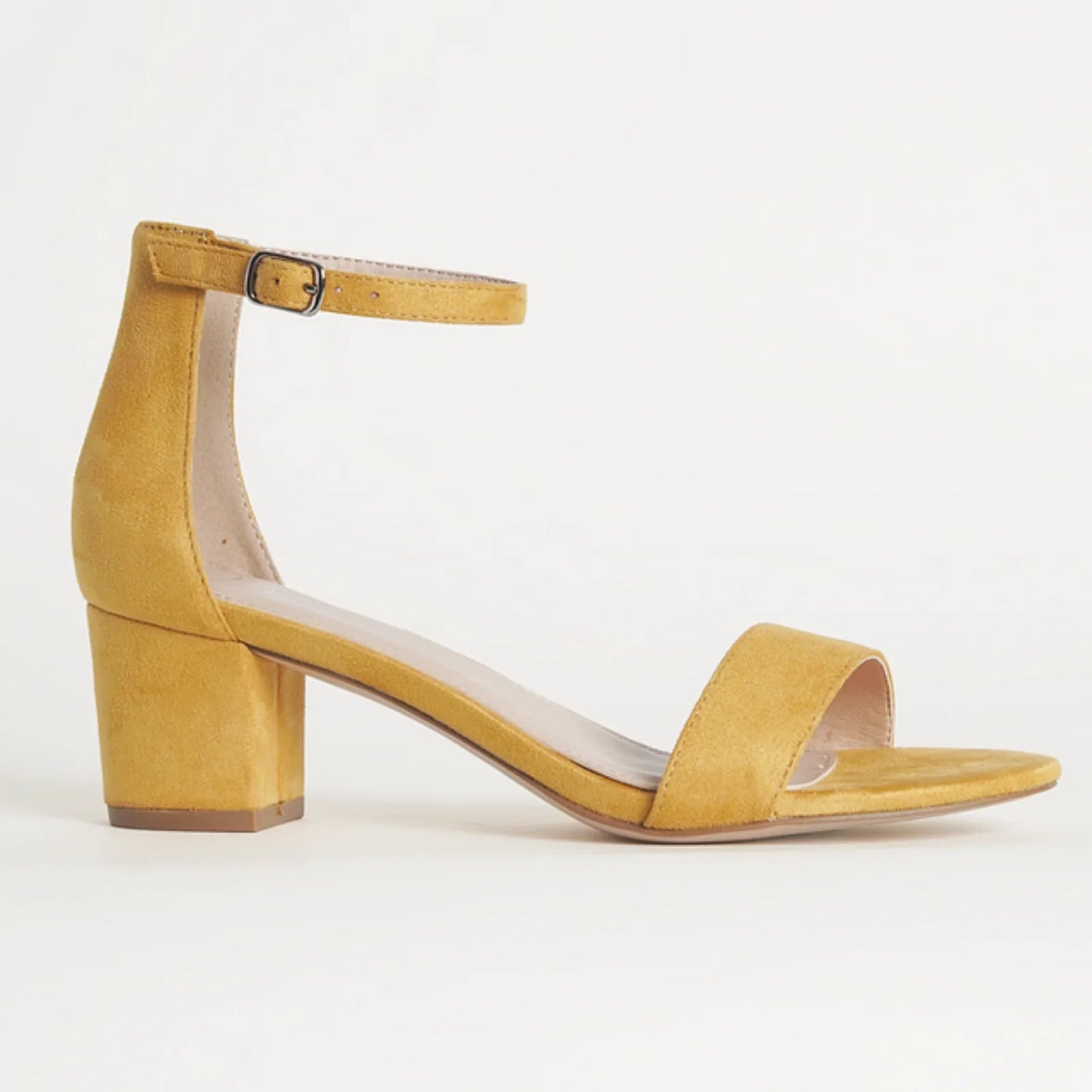 Women’s Mid-Block Heel Sandals Red Yellow Maroon Stylish & Comfortable - SCSSTORE.PK