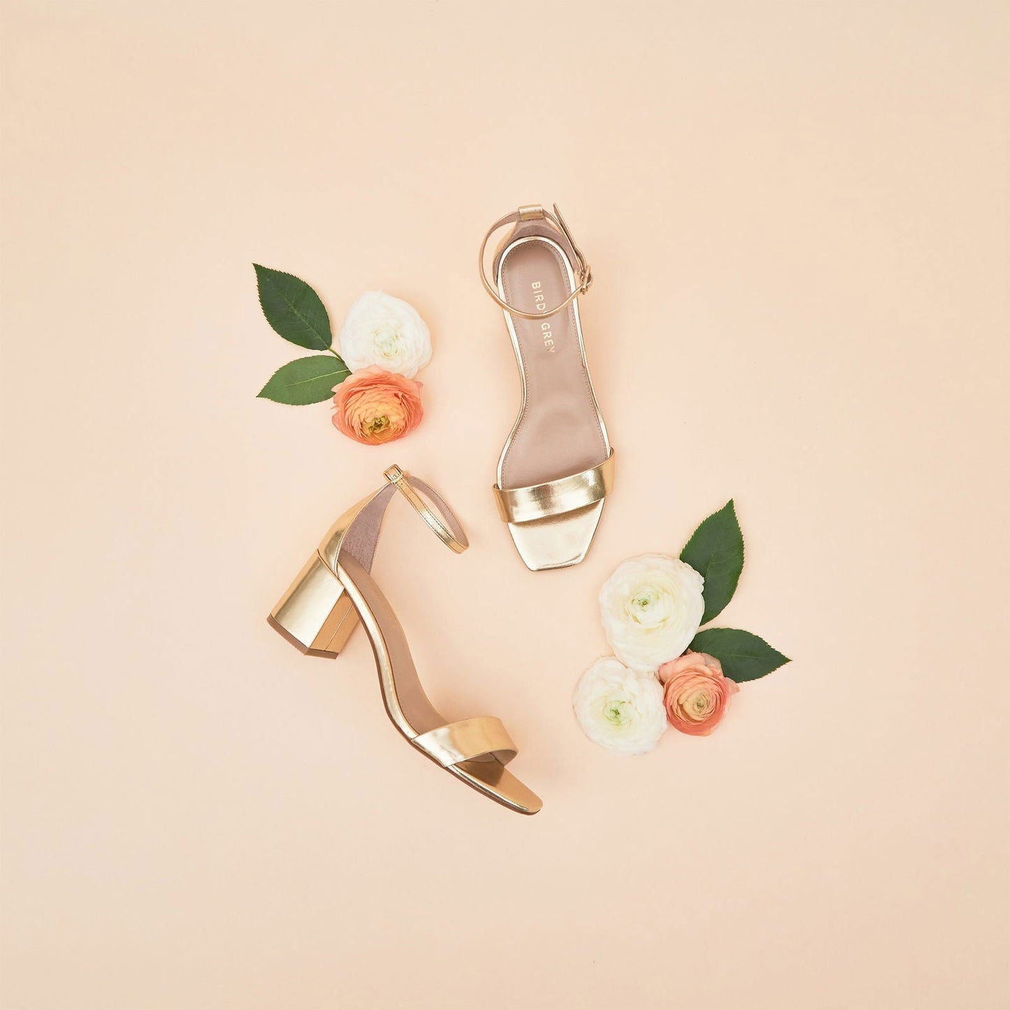 Women’s Mid Block Heel Sandals Elegant & Comfortable Black, Beige, Pink, White, Golden - SCSSTORE.PK