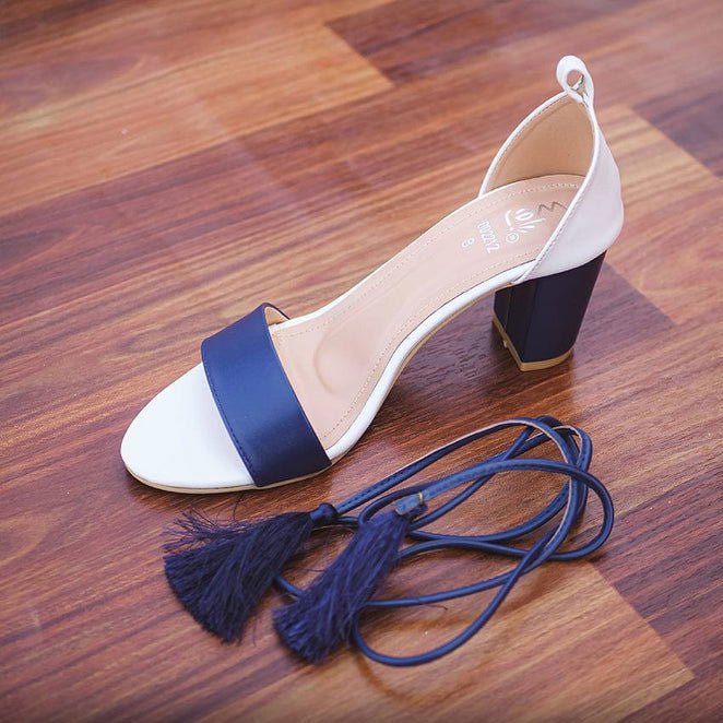 Stylish Contrast Sandals for Formal Wear