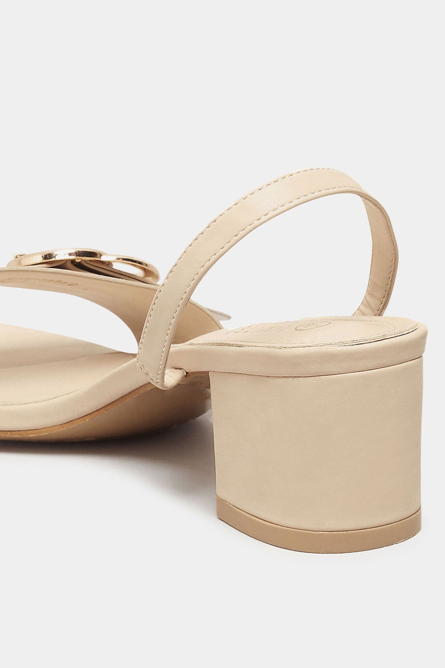 Everyday Wear Buckle Block Heels for Women