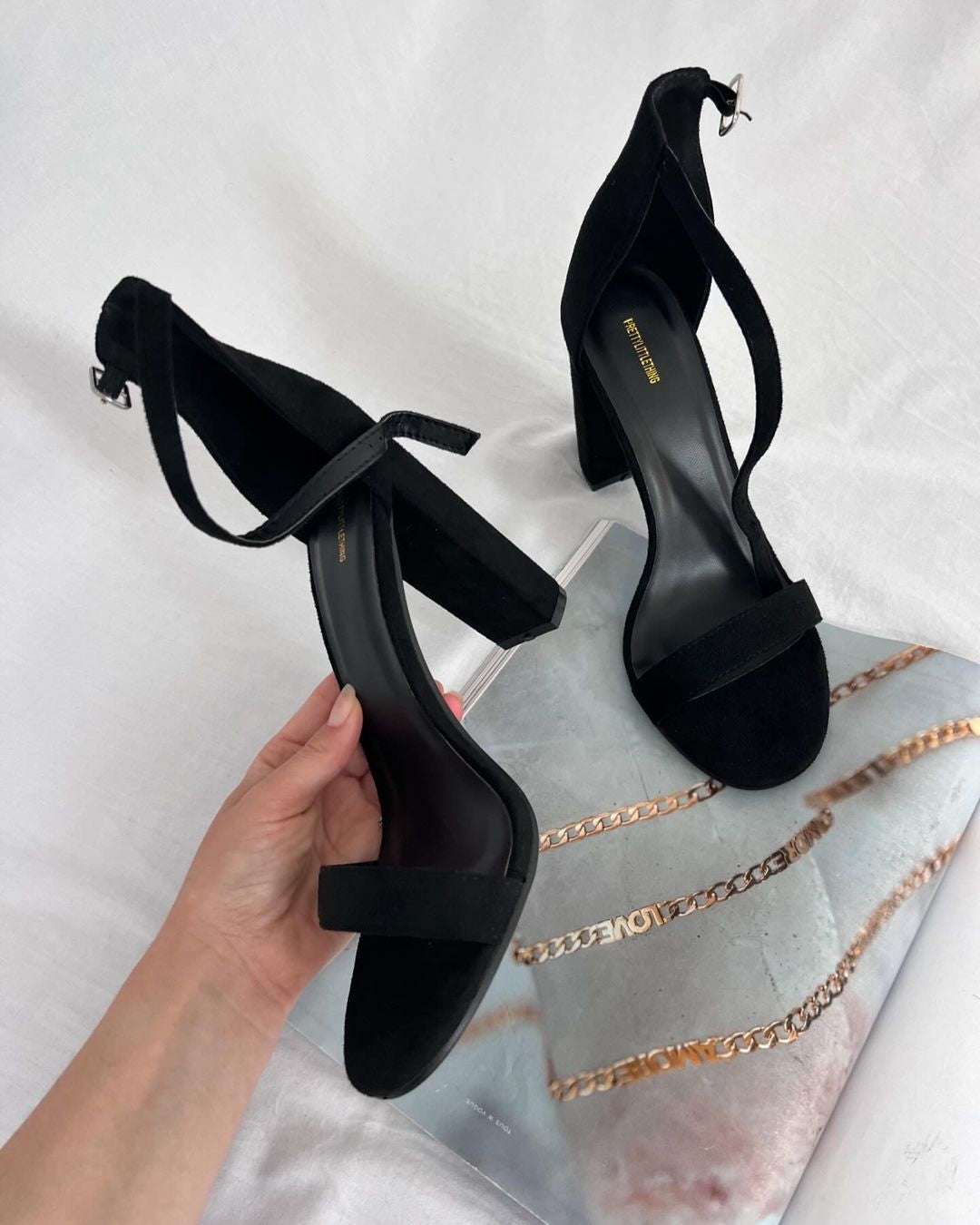 Top Angle – Stylish Block Heels Sandals for Women
