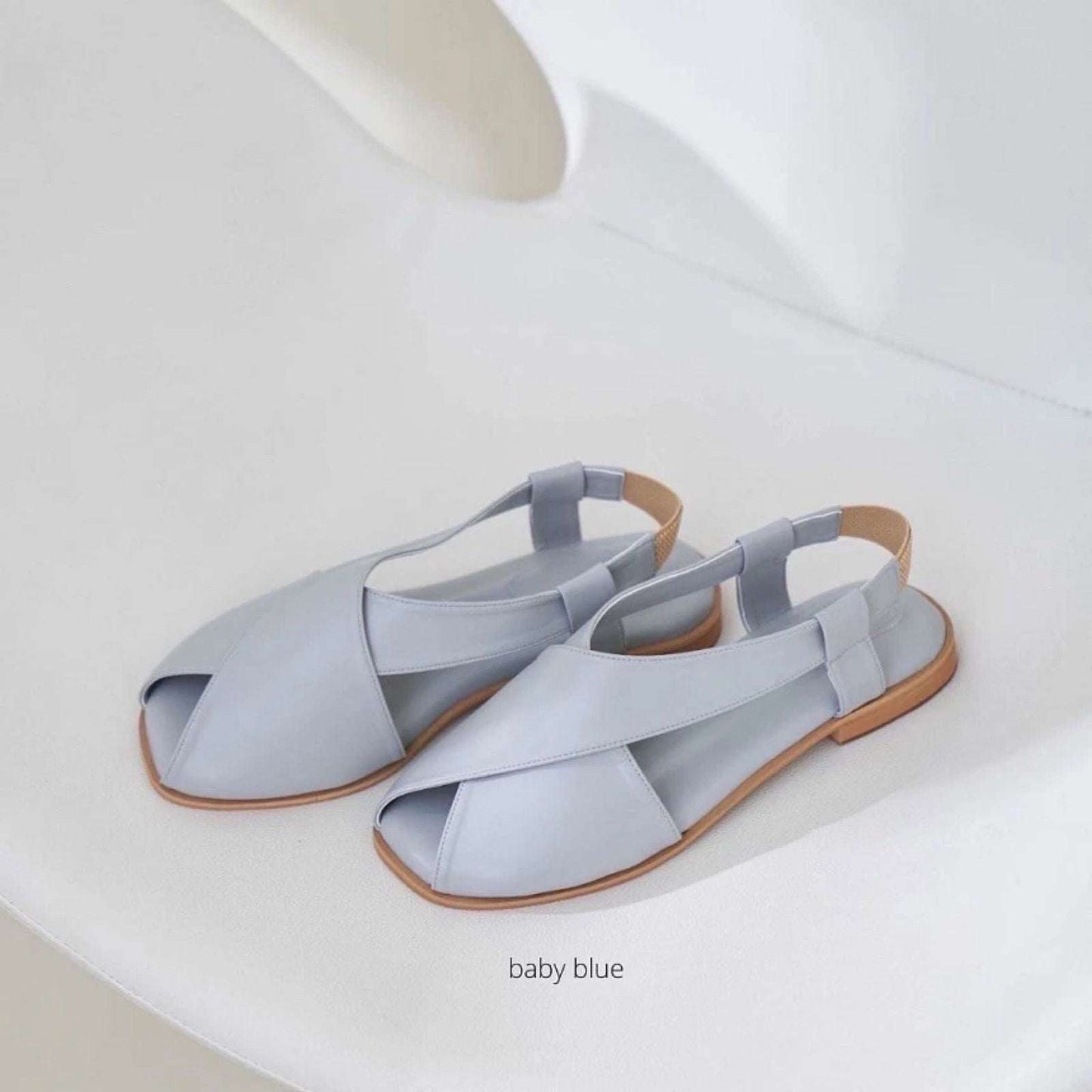 Beige and Brown Padded Flat Slippers for Ladies
