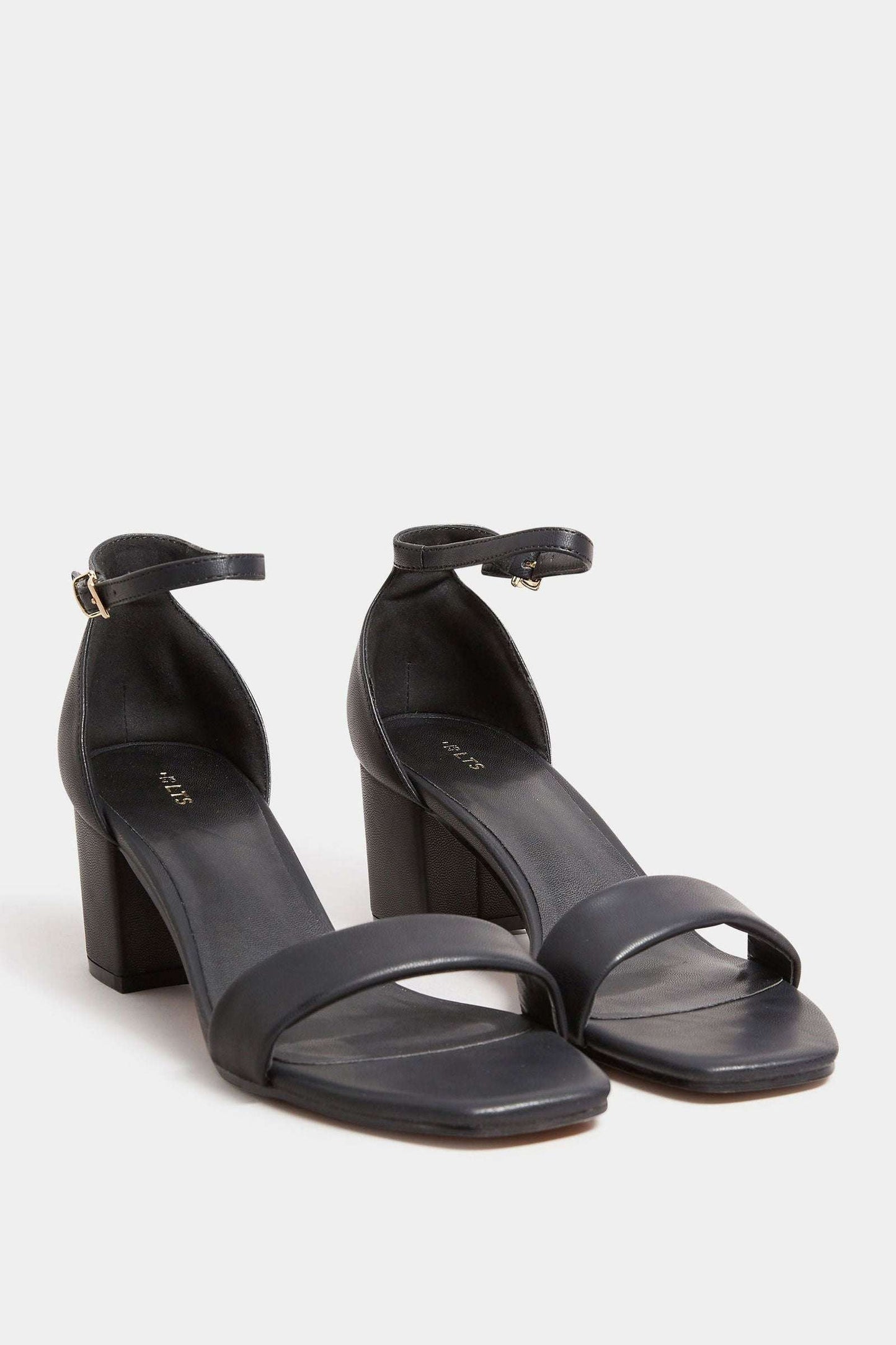 Women Block Heel Sandals in Black & Beige - Standard Fit Women's Stylish Comfort - SCSSTORE.PK