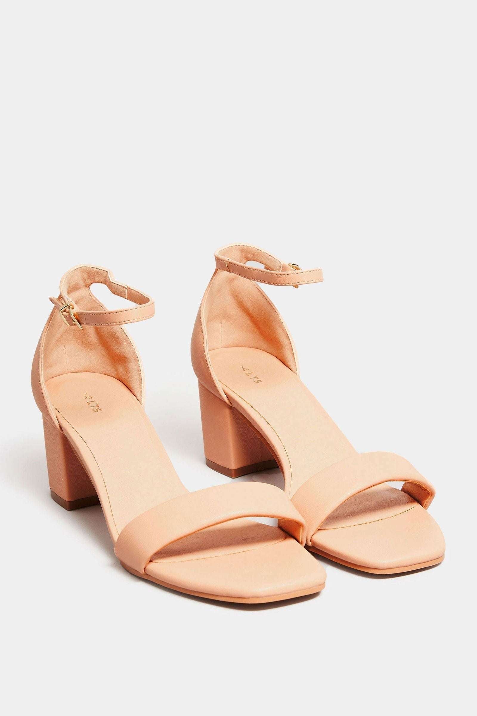 Women Block Heel Sandals in Black & Beige - Standard Fit Women's Stylish Comfort - SCSSTORE.PK