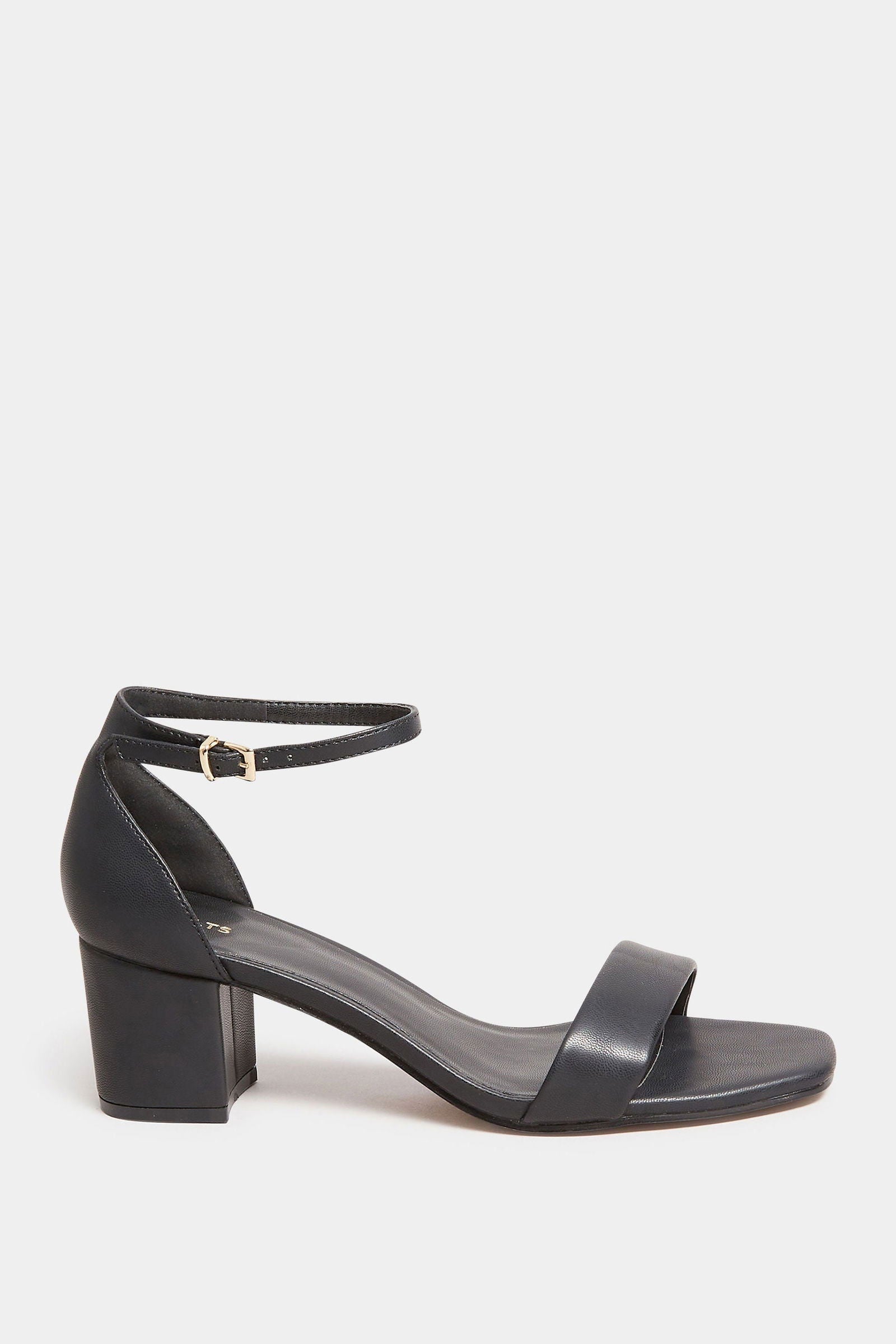 Women Block Heel Sandals in Black & Beige - Standard Fit Women's Stylish Comfort - SCSSTORE.PK